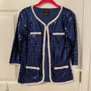 IMAN Sequin Cardigan